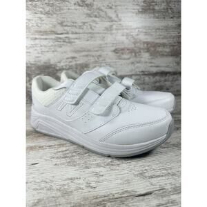 Women's New Balance 928 V3 White Hook & Loop Walking Shoes Sz 7.5B TRIED ON!